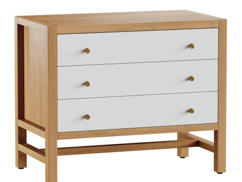 Hector Nightstand 3D Model