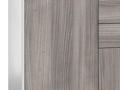 HOMCOM High Gloss Buffet Black Modèle 3D