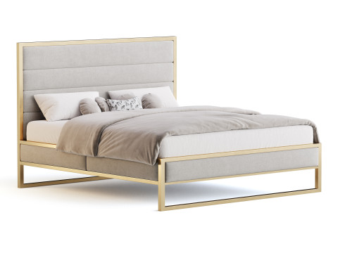 Homfa King Bed 3D 模型