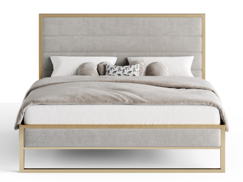 Homfa King Bed 3D 模型