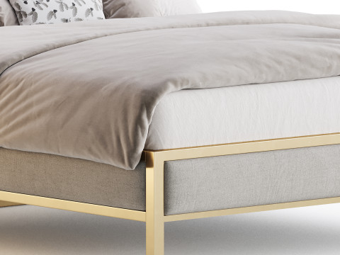 Homfa King Bed 3D 模型