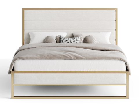 Homfa King Bed 3D 模型