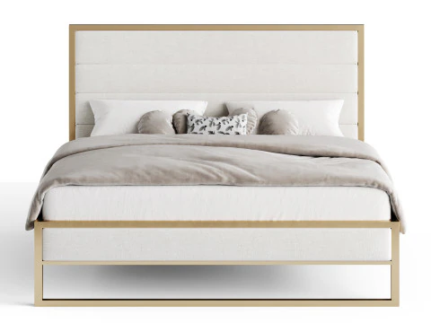 Tempat Tidur King Homfa Model 3D