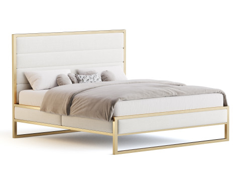 Homfa King Bed 3D 模型