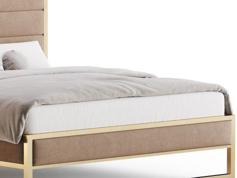 Homfa King Bed 3D 模型