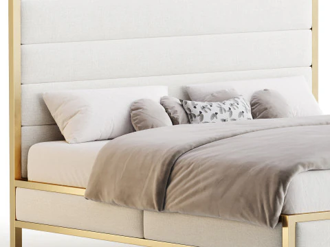 Tempat Tidur King Homfa Model 3D