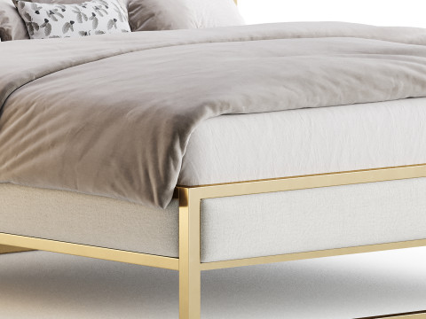 Homfa King Bed 3D 模型