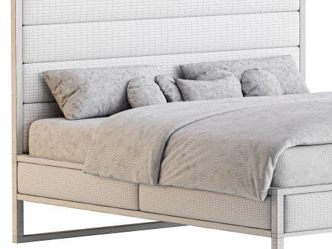 Tempat Tidur King Homfa Model 3D