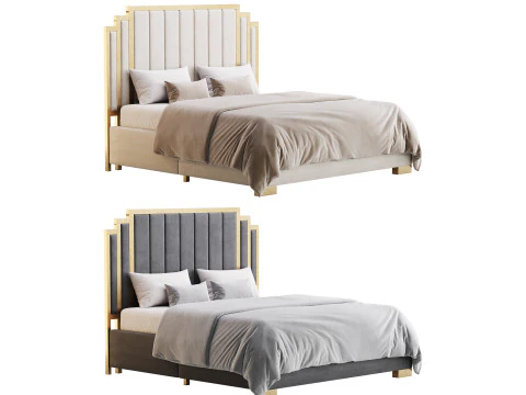 Letto king size Howe Modello 3D