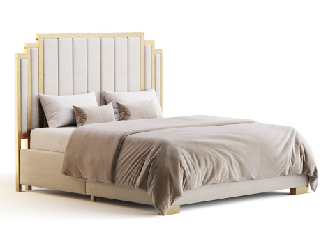 HOWE King Size Bed 3D Model