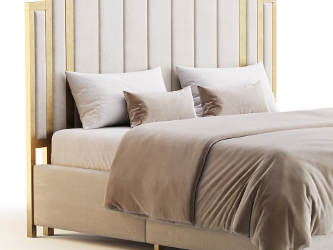 HOWE King Size Bed 3D Model