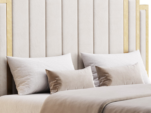 HOWE King Size Bed 3D Model