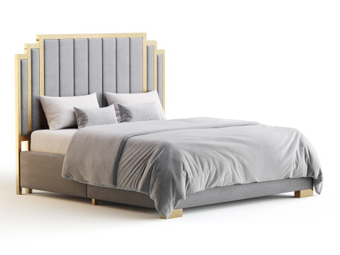 HOWE King Size Bed 3D Model