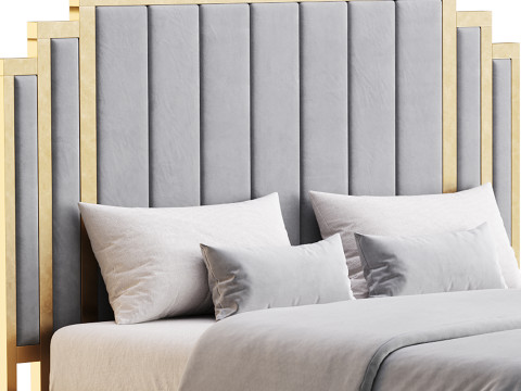HOWE King Size Bed 3D Model