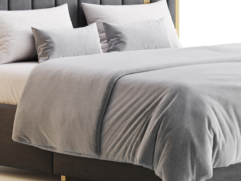 HOWE King Size Bed 3D Model