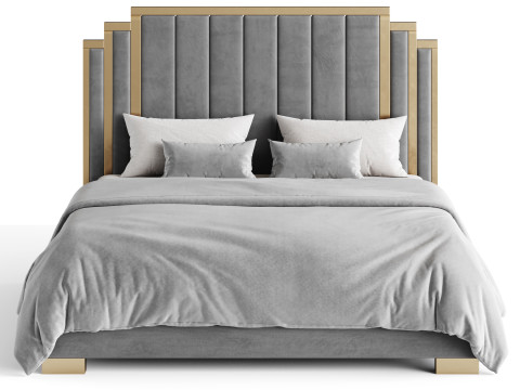HOWE King Size Bed 3D Model