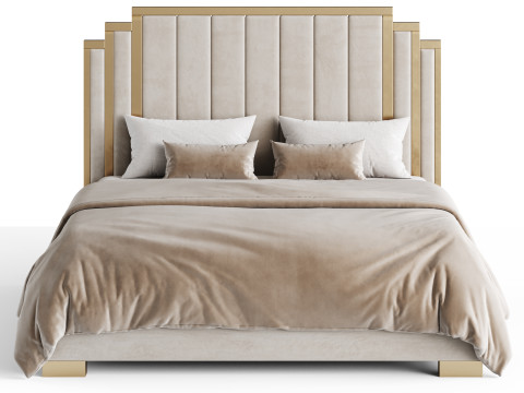 HOWE King Size Bed 3D Model