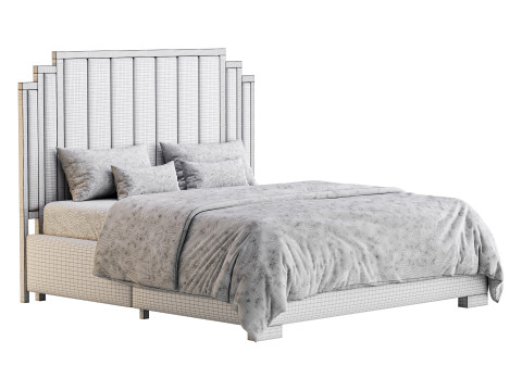 HOWE King Size Bed 3D Model