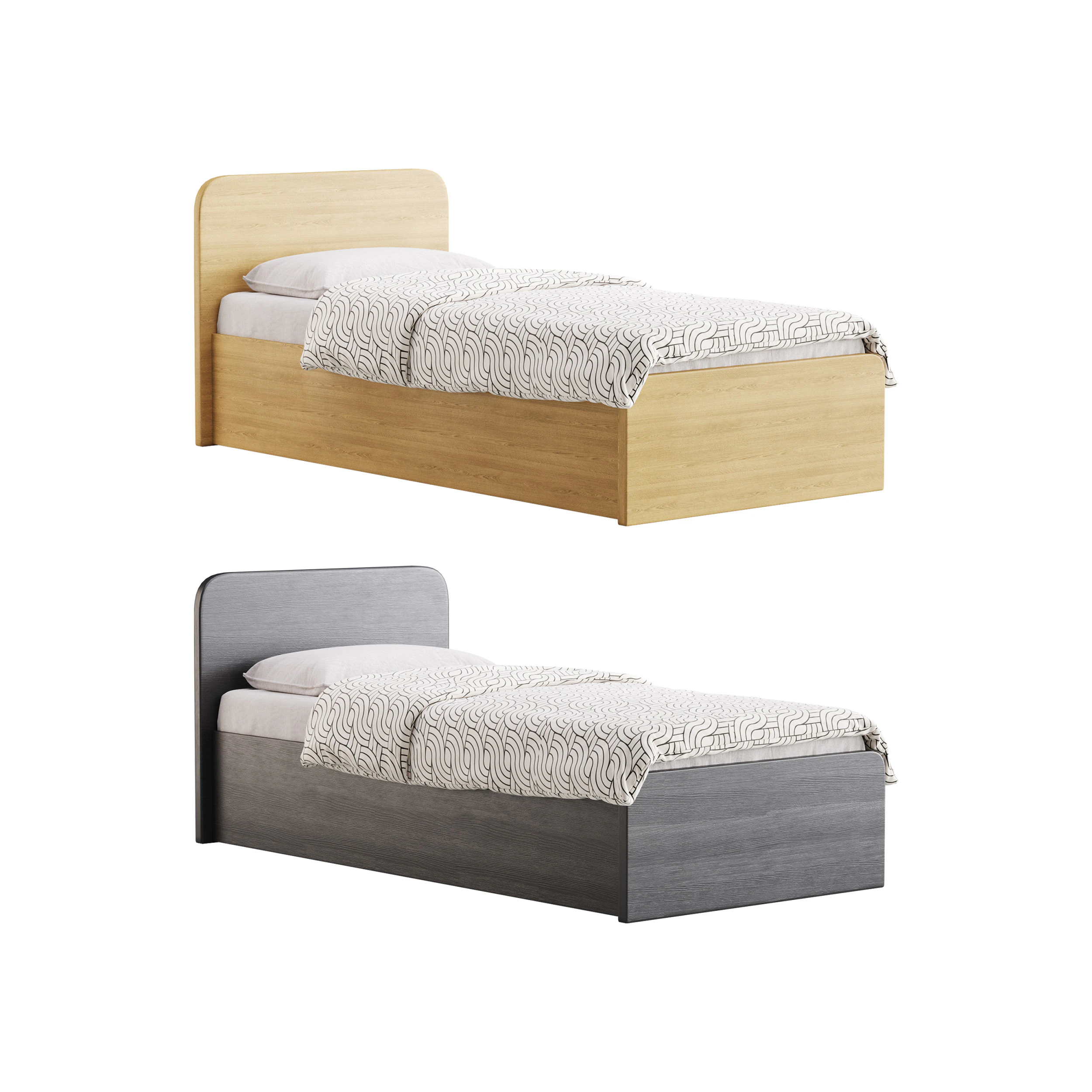 Cama Ingrid Modelo 3D .c4d .max .obj .3ds .fbx .stl .blend 