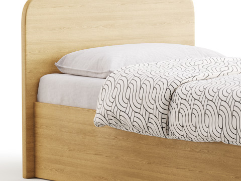 Ingrid bed Modello 3D
