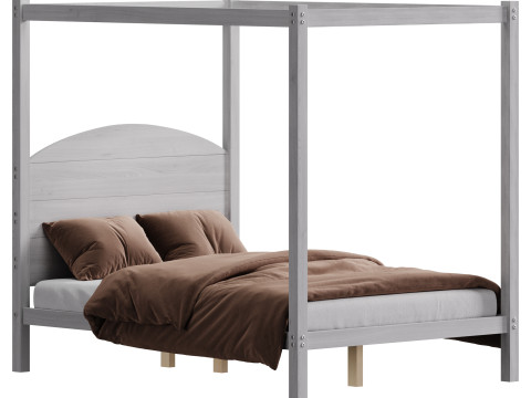 Kids bed Euroco Modello 3D