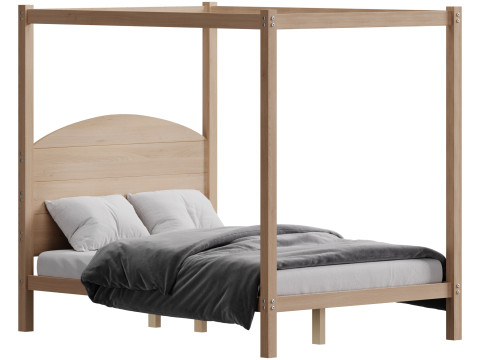 Kids bed Euroco Modello 3D