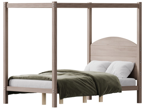 Kids bed Euroco Modello 3D