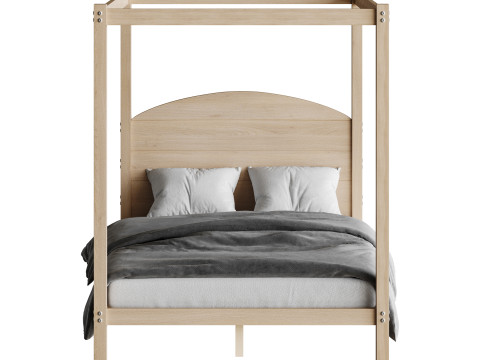 Kids bed Euroco Modello 3D