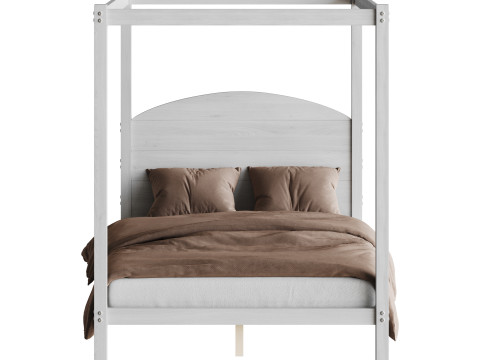 Kids bed Euroco Modello 3D