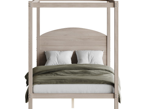 Kids bed Euroco Modello 3D