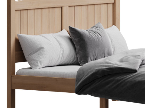 Kids bed Zimtown Full Bed Frame 3D Model