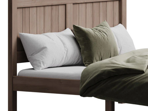 Kids bed Zimtown Full Bed Frame 3D Model