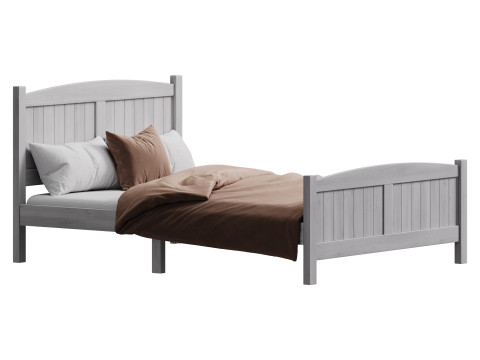 Kids bed Zimtown Full Bed Frame 3D Model