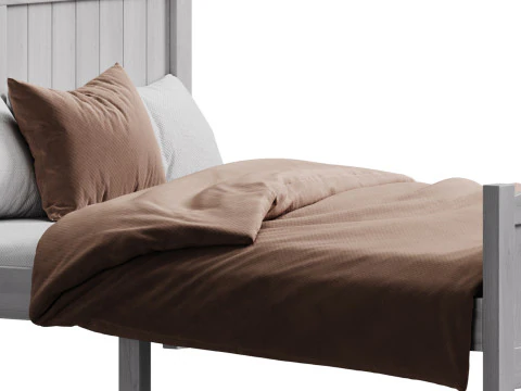 Kids bed Zimtown Full Bed Frame 3D Model