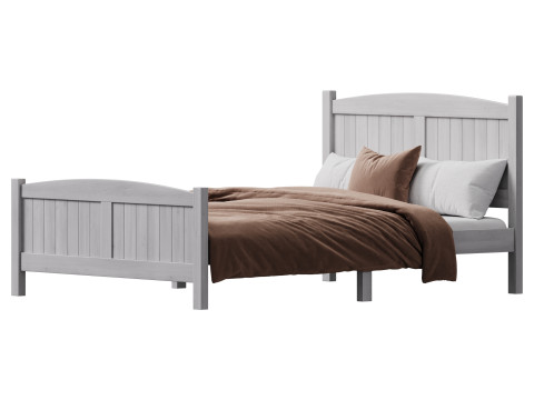 Kids bed Zimtown Full Bed Frame 3D Model