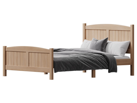 Kids bed Zimtown Full Bed Frame 3D Model