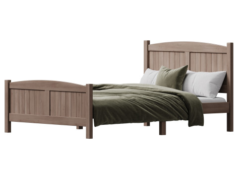 Kids bed Zimtown Full Bed Frame 3D Model