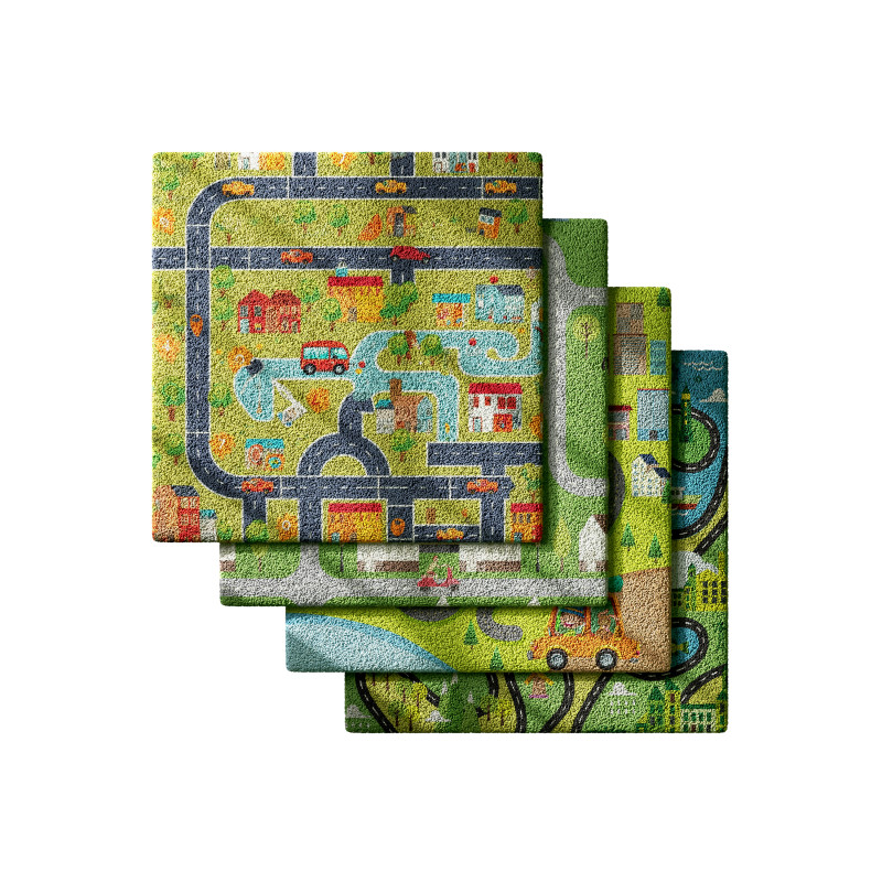 Kids carpet set 1 Modèle 3D .c4d .max .obj .3ds .fbx .stl .blend 