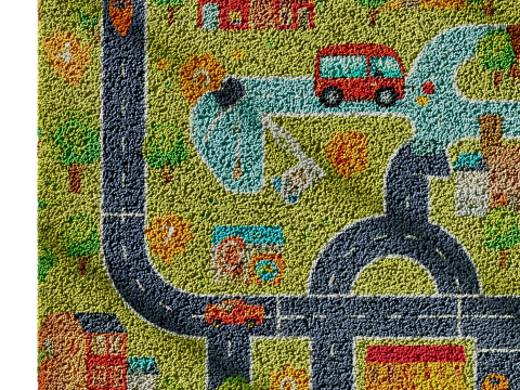Kids carpet set 1 Modèle 3D