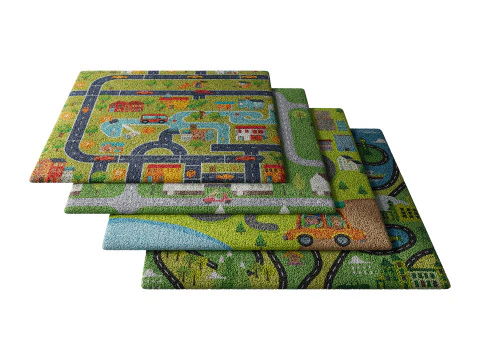 Kids carpet set 1 3D Model