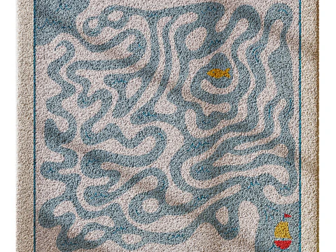 Kids carpet set 4 3D Model