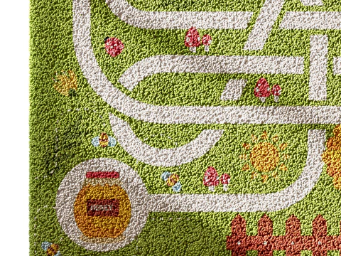 Kids carpet set 4 3D Model