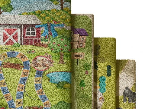 Kids carpet set 5 3D Model