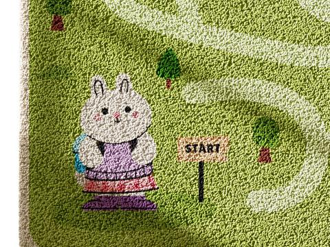 Kids carpet set 5 3D Model