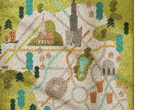 Kids carpet set 5 3D Model