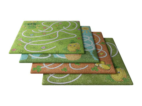 Kids carpet set 6 3D Model