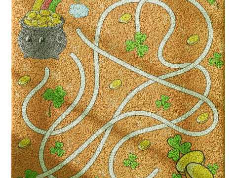 Kids carpet set 6 3D Модель