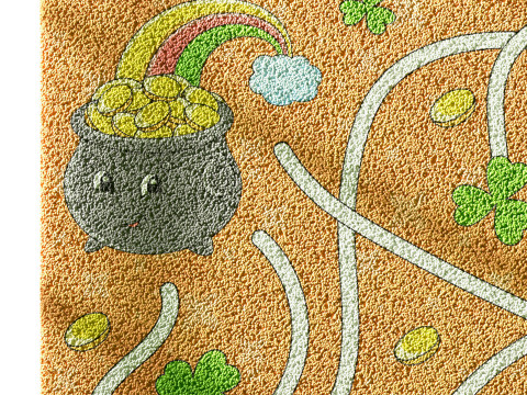 Kids carpet set 6 3D Модель