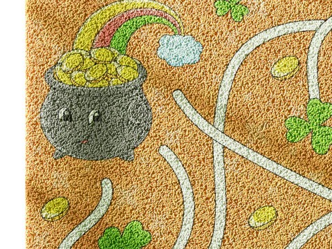Kids carpet set 6 3D Model