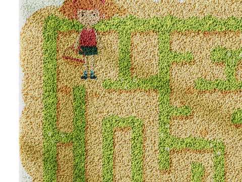 Kids carpet set 7 3D Model